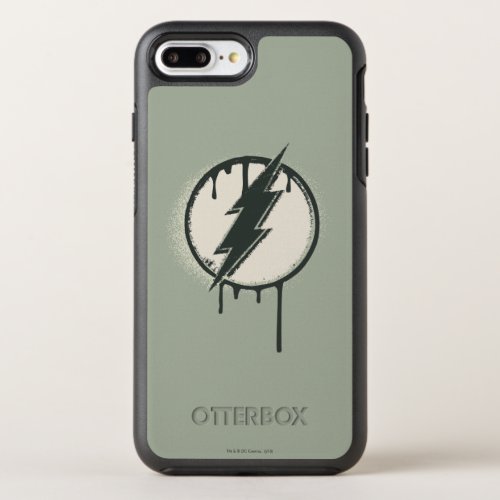 Flash Bolt Paint Grunge OtterBox Symmetry iPhone 8 Plus7 Plus Case