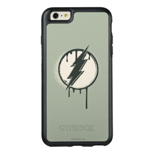 Flash Bolt Paint Grunge OtterBox iPhone 66s Plus Case