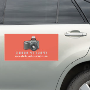 Flash Camera Icon, Photographer, Photography Car Magnet