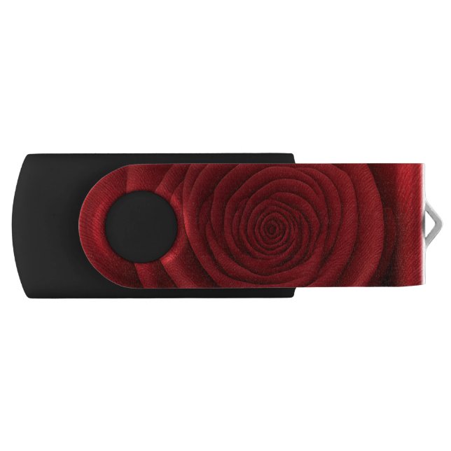 Flash Drive - Red Rose Flower (Front)
