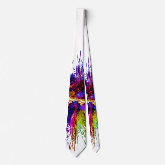 "Flash Feathers" Neck Tie (Front)