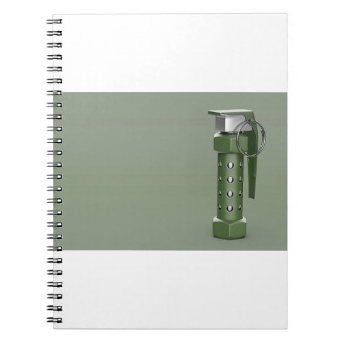 Flash grenade notebook