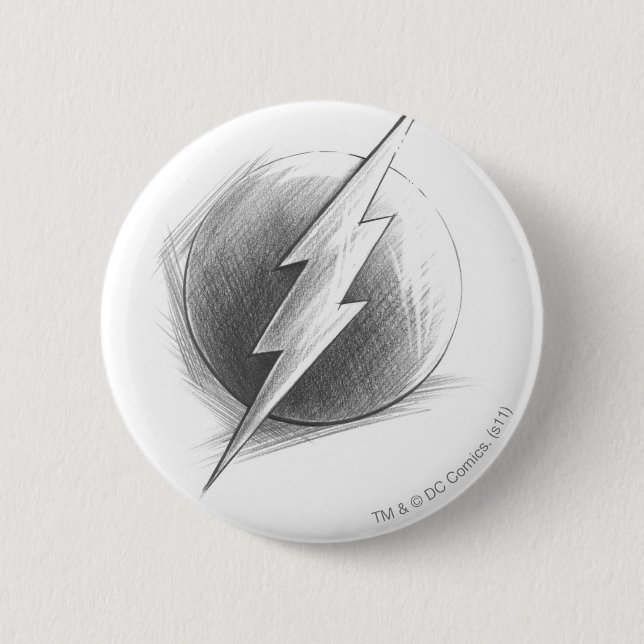 Flash Insignia Pinback Button (Front)