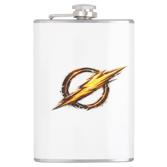 Flash inspired logo flask (Front)