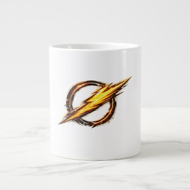 Flash inspired logo giant coffee mug (Front)