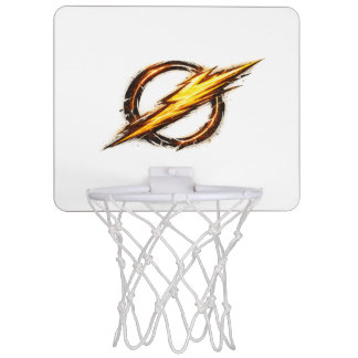 Flash inspired logo mini basketball hoop