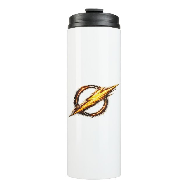 Flash inspired logo thermal tumbler (Front)