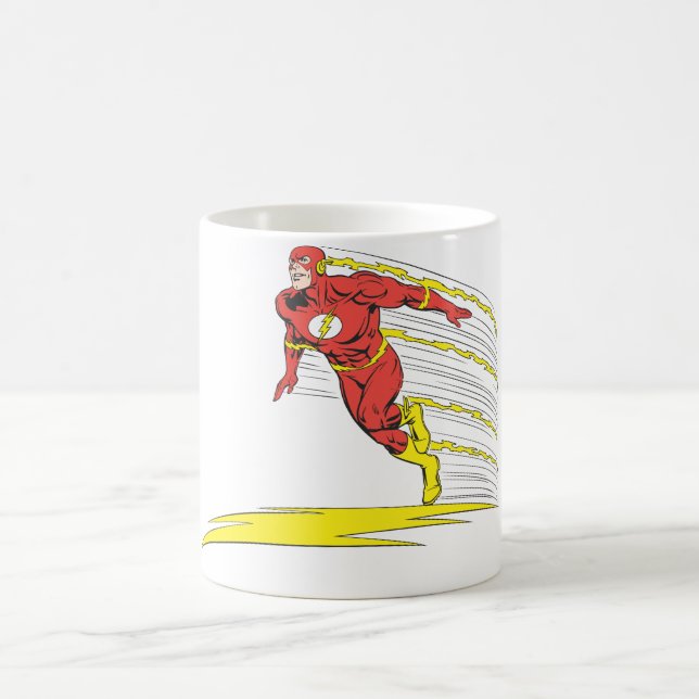 Flash Leaps Left Coffee Mug (Center)