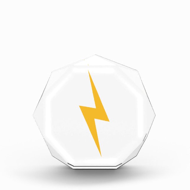 Flash lightning bolt award (Front)