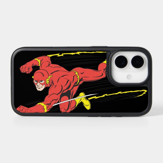 Flash Lunges Left Otterbox iPhone Case (Back Horizontal)