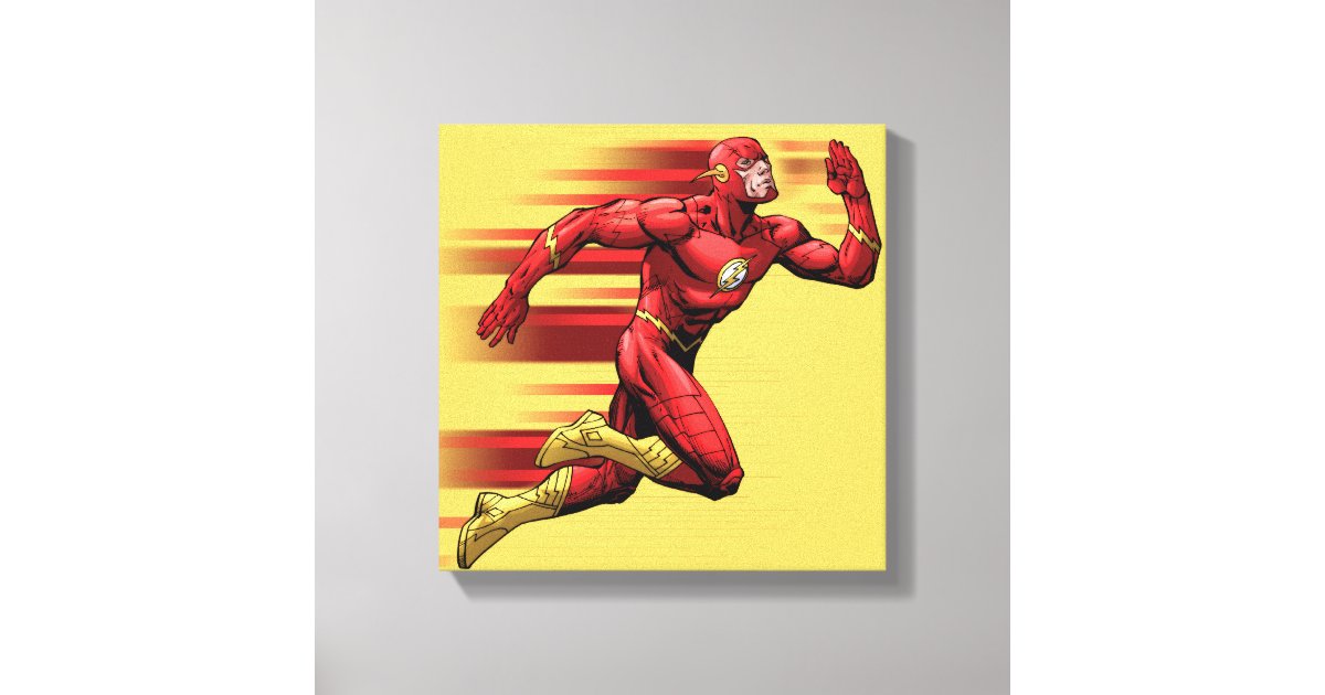 Flash Running Creating Patterns Flash Running Canvas Print | Zazzle