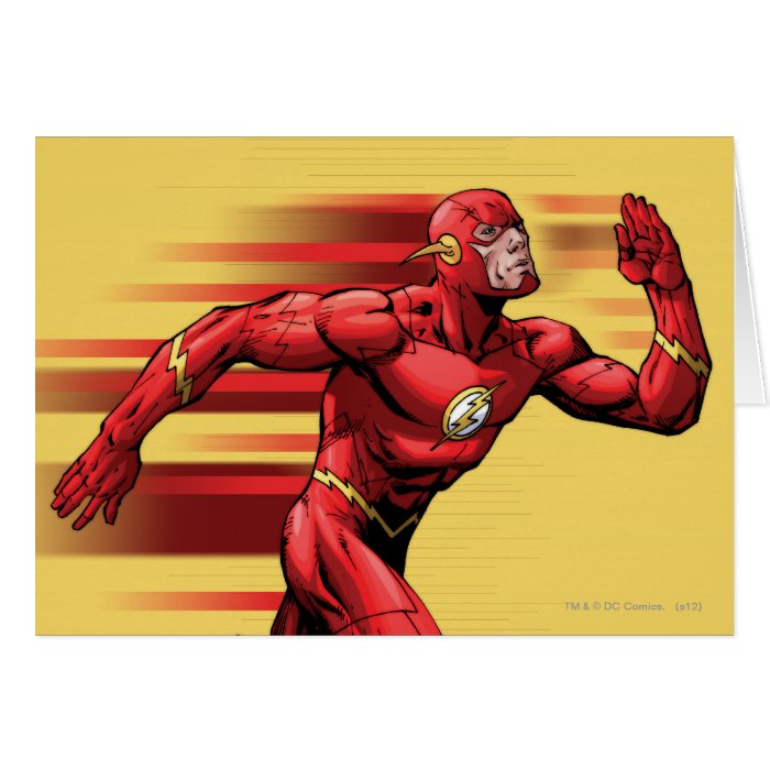 Flash Running Greeting Card