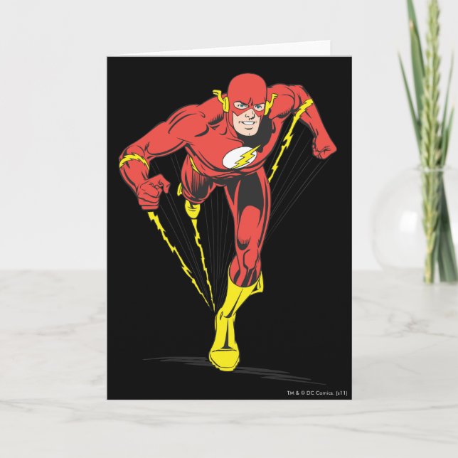 Flash Runs Forward Card (Front)