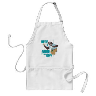 Flash Slothmore - Here to Save the Day Adult Apron