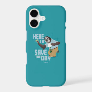 Flash Slothmore - Here to Save the Day iPhone 17 Case