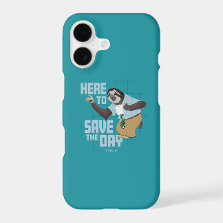 Flash Slothmore - Here to Save the Day iPhone 17 Case