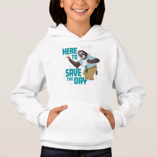 Flash Slothmore - Here to Save the Day Hoodie