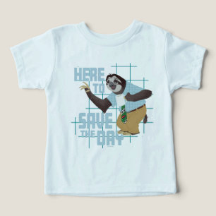 Flash Slothmore - Here to Save the Day Toddler T-shirt
