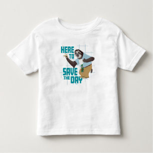 Flash Slothmore - Here to Save the Day Toddler T-shirt