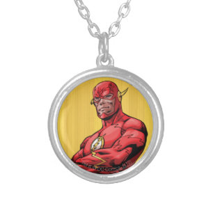 Flash Standing Silver Plated Necklace