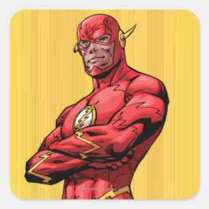 Flash Standing Square Sticker