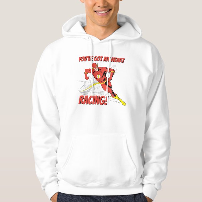 Flash - You've Got My Heart Racing Valentine Hoodie (Front)