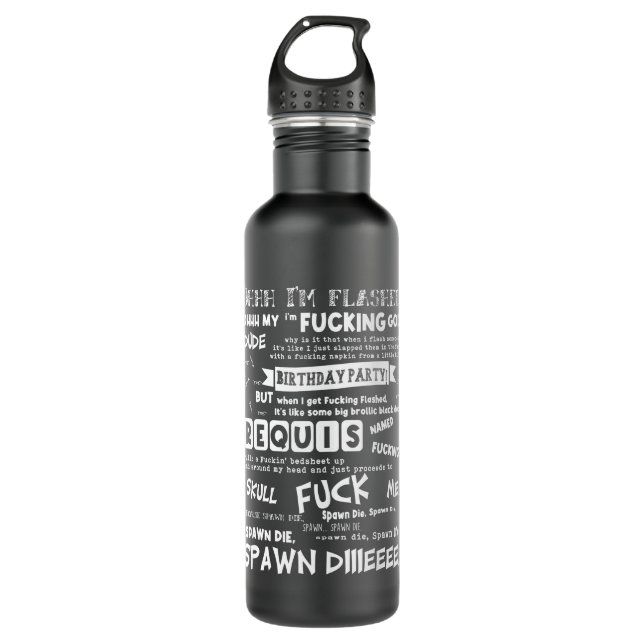 Flashed Rage Epic Rage Moment  Stainless Steel Water Bottle (Front)