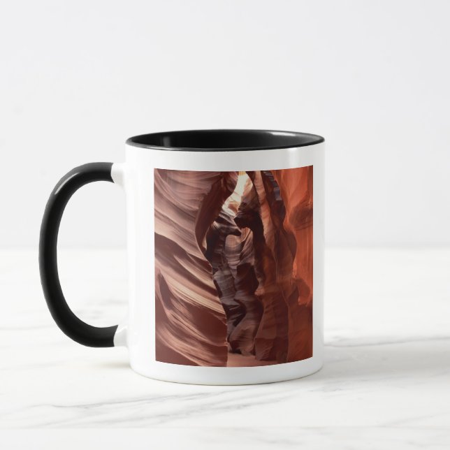 Flashflood-eroded sandstone formations of mug (Left)