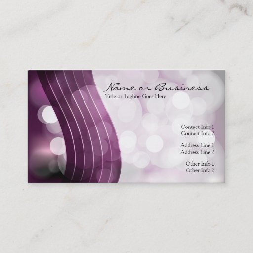 Customizable flashing lights punch card business cards