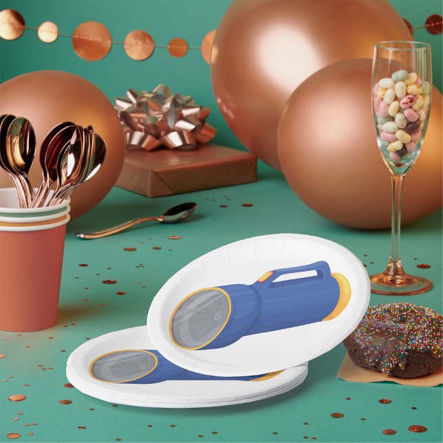 Flashlight Paper Plates (Creator Uploaded)