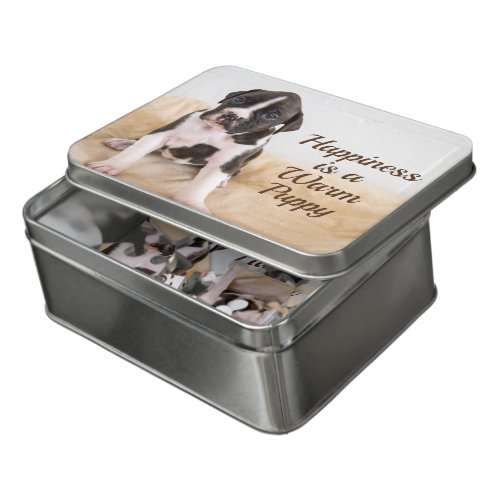 Flashy Brindle Boxer Puppy Photo Jigsaw Puzzles