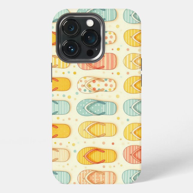 Flashy Flip-flops  Iphone Case (Back)