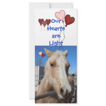 Flashy Palomino Pony - School Rewards Bookmarks Custom Rack Card