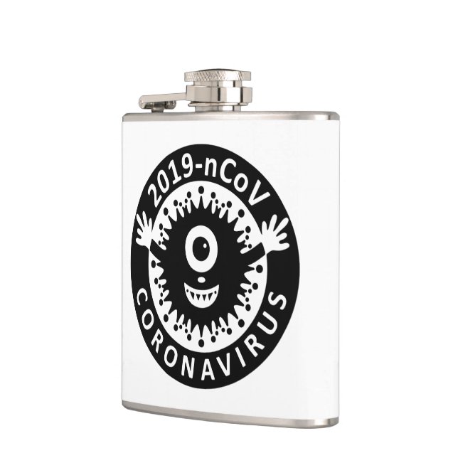 Flask, 6 oz. flask (Left)