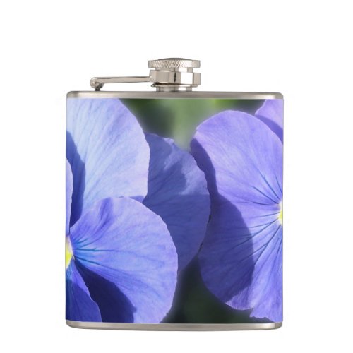 Flask _ Blue Pansy Sisters