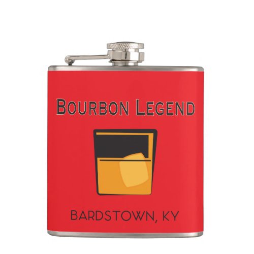 Flask _ Bourbon Legend Bardstown Kentucky