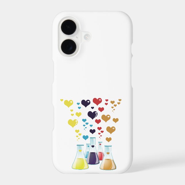 Flask, Erlenmeyer, Beaker, Chemistry, Laboratory Iphone Case (Back)