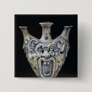 Flask, Florentine Workshop Pinback Button