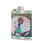 FLASK-I USED TO JOG, BUT THE ICE HIP FLASK (Left)