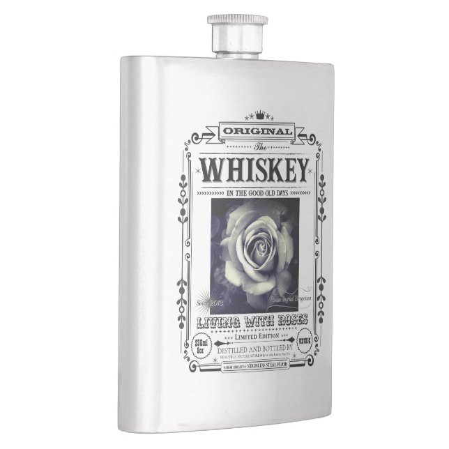 FLASK_Monochrome Rose Flask (Right)