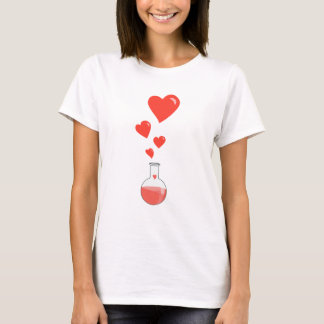 Flask of Hearts Science Geek Female T-Shirt