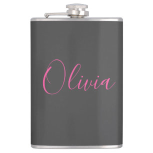 Flask - One For The Girls Blush Pink