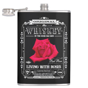 FLASK_Red Rose Flask