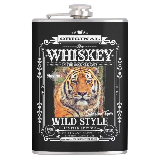 FLASK_Siberian Tiger Flask (Front)