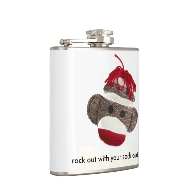 flask sock monkey (Right)
