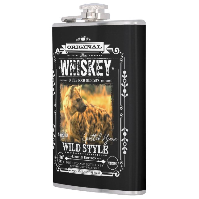 FLASK_Spotted Hyena Flask (Left)