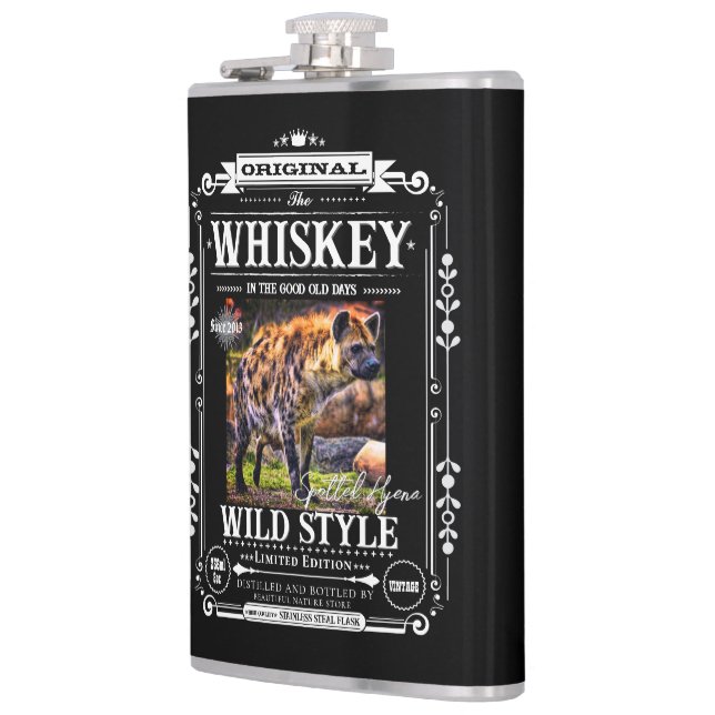 FLASK_Spotted Hyena Flask (Left)