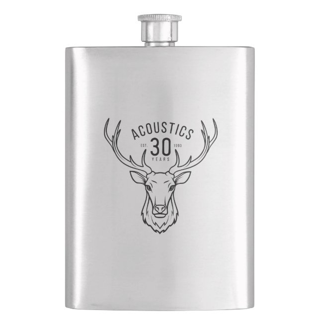 Flask - Stag design1 (Front)