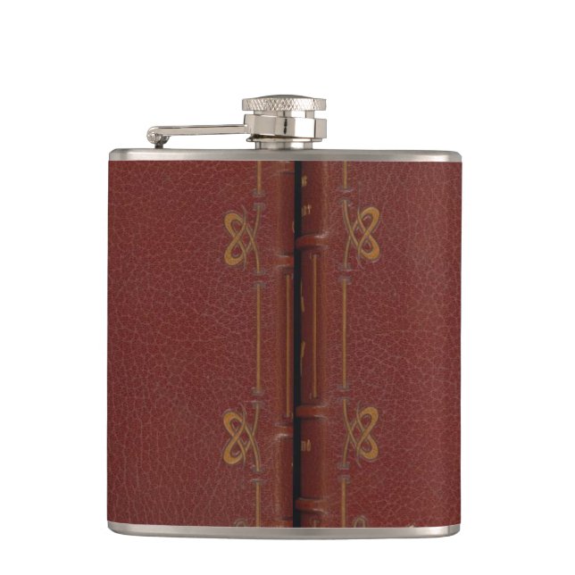 Flask that looks like a book (Front)