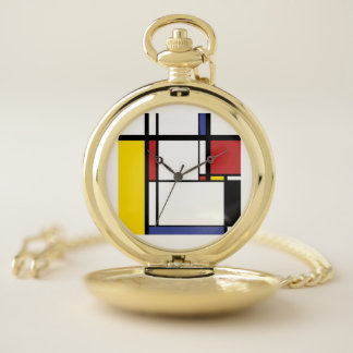 Flasks Gift - Piet Mondrian Pocket Watch
